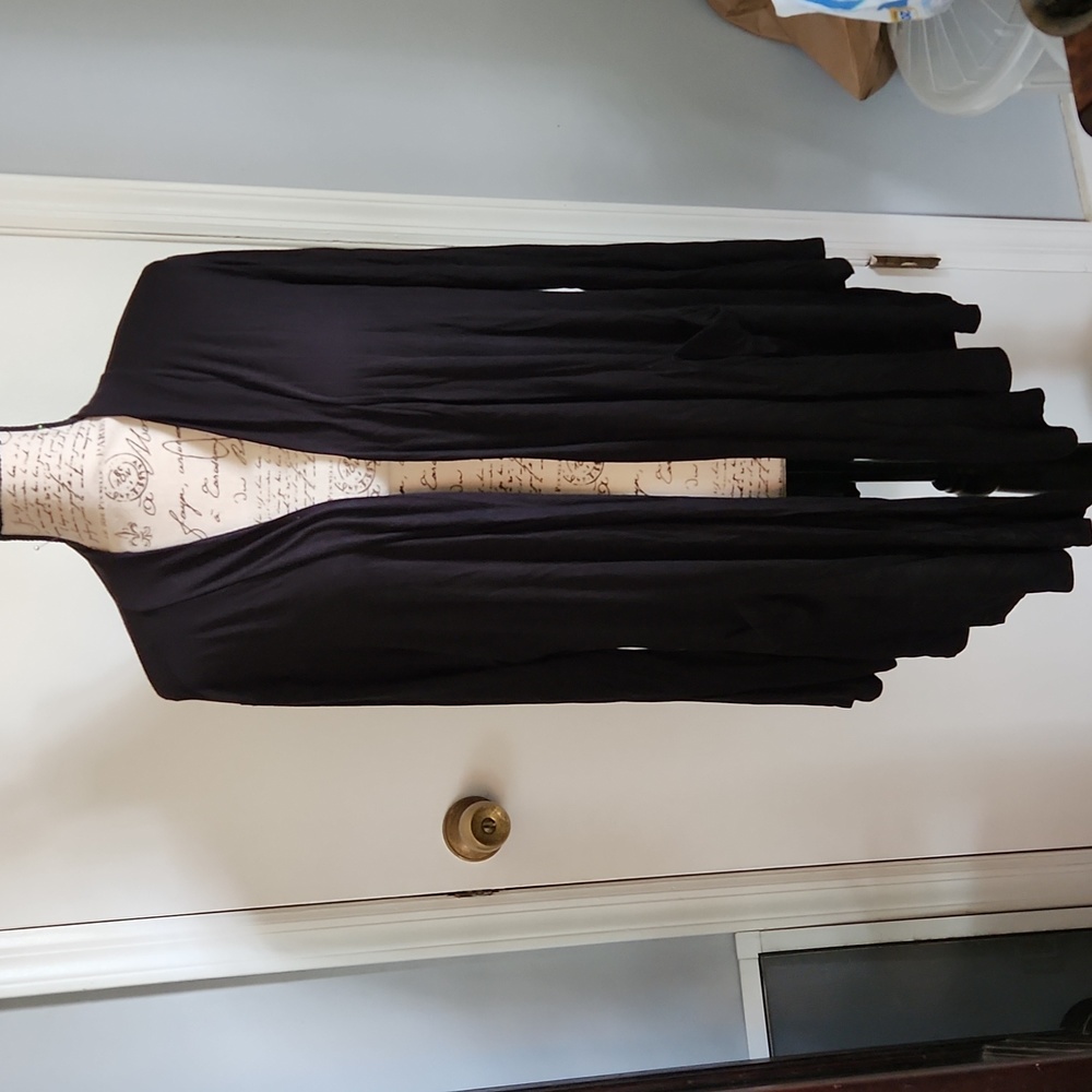 Black cardigan